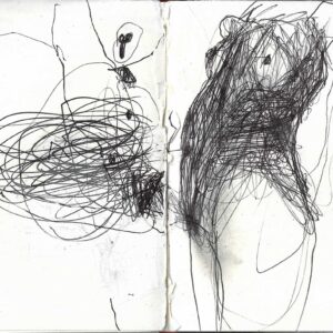 Drawing on Paper (Paper Notebook) "Waiting For Superman" by Marco Rossi