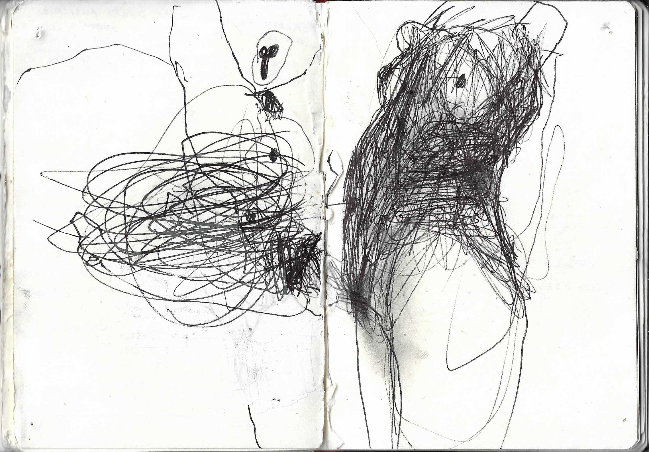 Drawing on Paper (Paper Notebook) "Waiting For Superman" by Marco Rossi