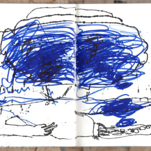 Drawing on Paper (Notebook) "COVID Notebook" by Marco Rossi