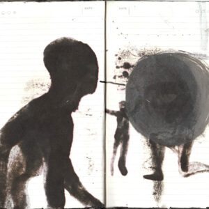 Drawing on Paper (Notebook) "Pink Book" by Marco Rossi