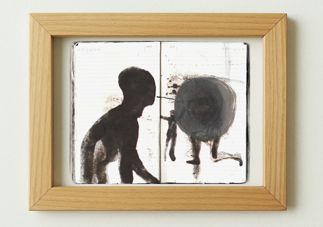 Drawing on Paper (Notebook) "Pink Book" by Marco Rossi - Image 2