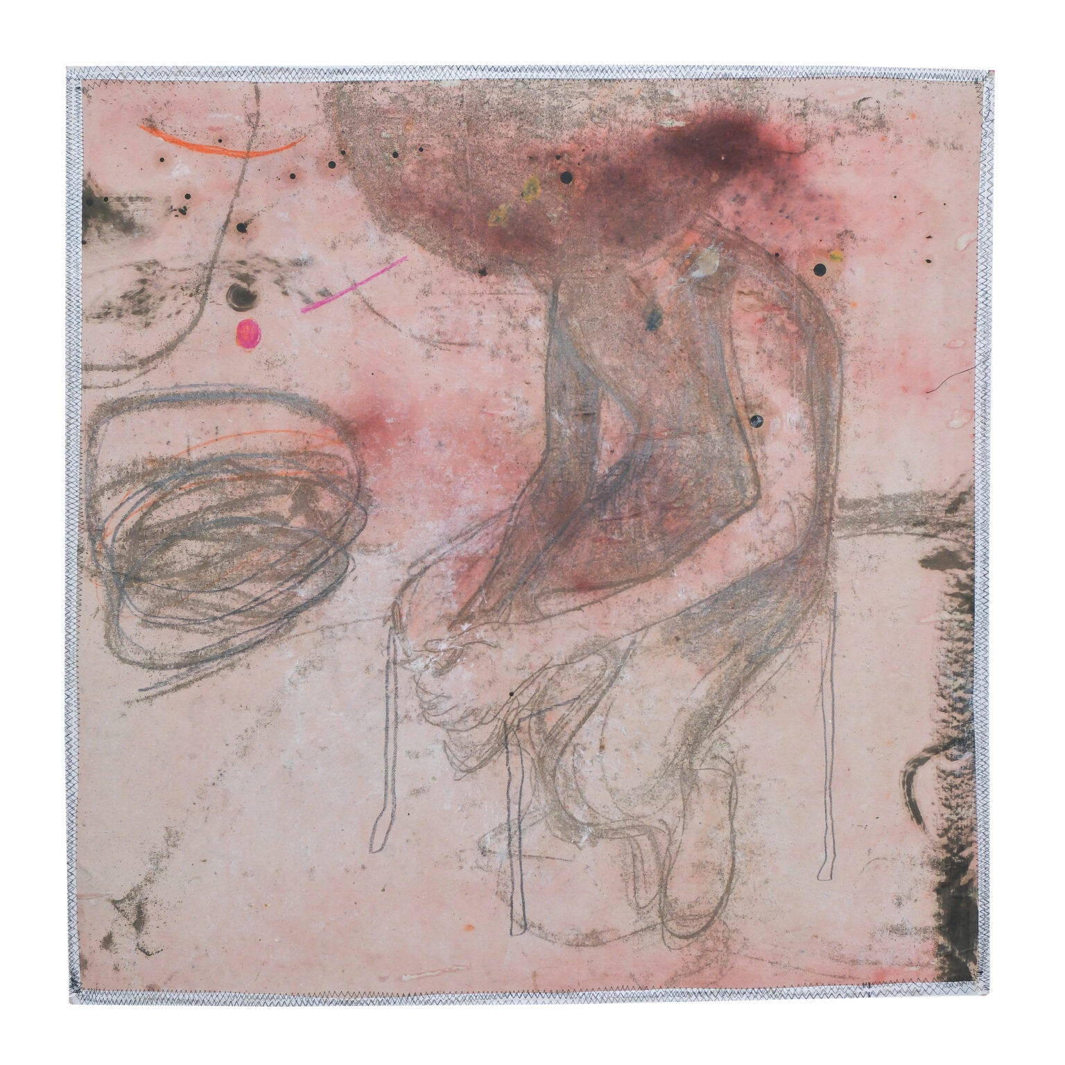 Marco Rossi - Painting "Senza Titolo" ("Untitled") from "THE SQUARE PROJECT" series