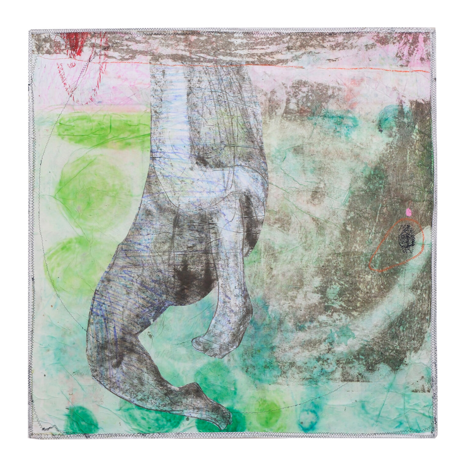 Marco Rossi - Painting "Senza Titolo III" ("Untitled III") from "THE SQUARE PROJECT" series